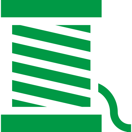 Icona bobina verde